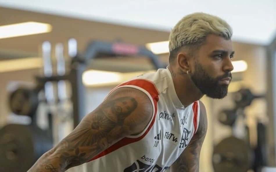 Gabigol não treina com o grupo do Flamengo