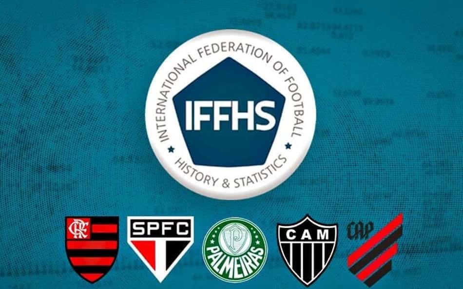 Saiba as posições dos clubes brasileiros em ranking dos melhores do mundo