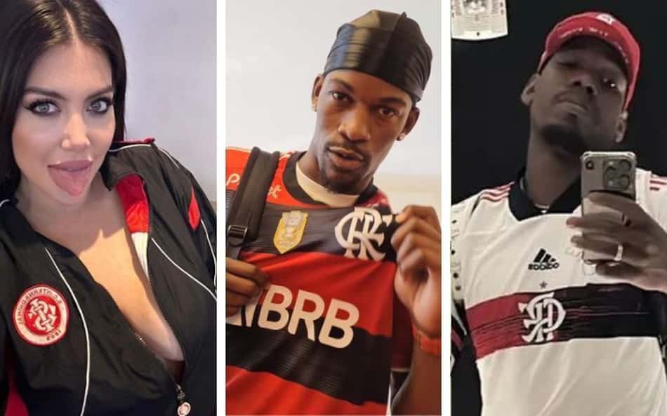 Pogba aparece com camisa de gigante brasileiro: saiba famosos que têm carinho por clubes do Brasil