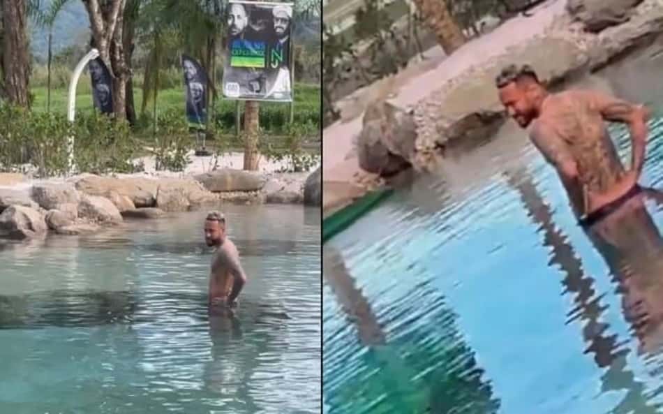 Neymar faz inauguração e entra em lago interditado; autoridades de Mangaratiba retornam à mansão do jogador