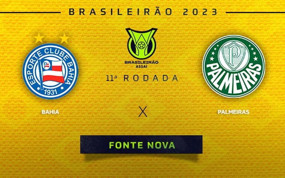Bahia x Palmeiras: onde assistir, prováveis escalações e desfalques do jogo pelo Brasileirão