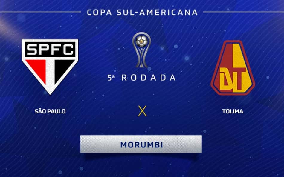São Paulo x Tolima: onde assistir ao vivo, escalações e mais do jogo de hoje pela Copa Sul-Americana