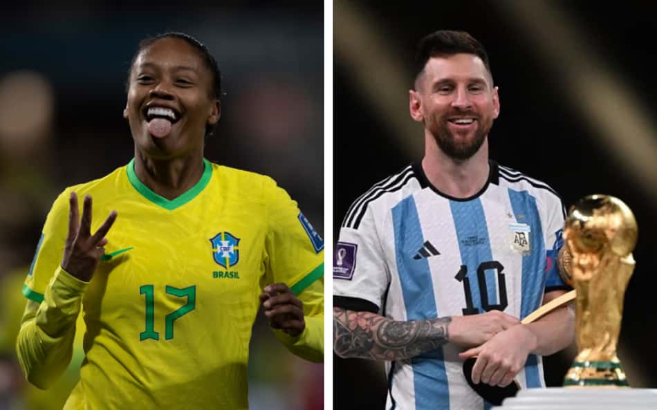 Destaque do Brasil, Ary Borges é fã de Messi e 'foi à loucura' com título da Copa do Mundo: 'Te amo, p****'