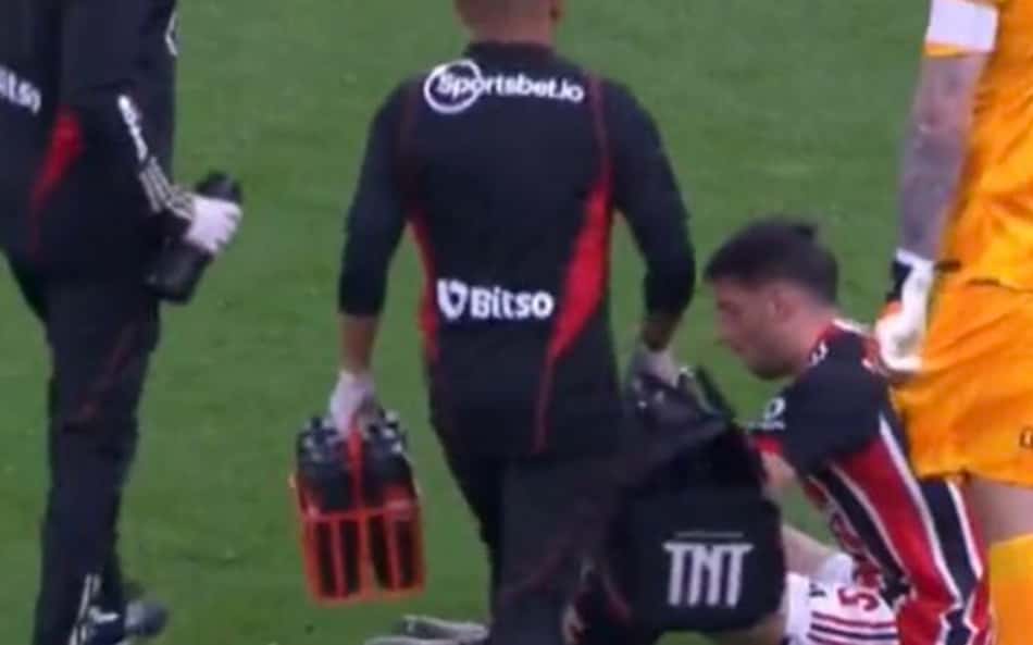 Copa do Brasil: Calleri é substituído, vai às lágrimas e vira um dos assuntos mais citados na web