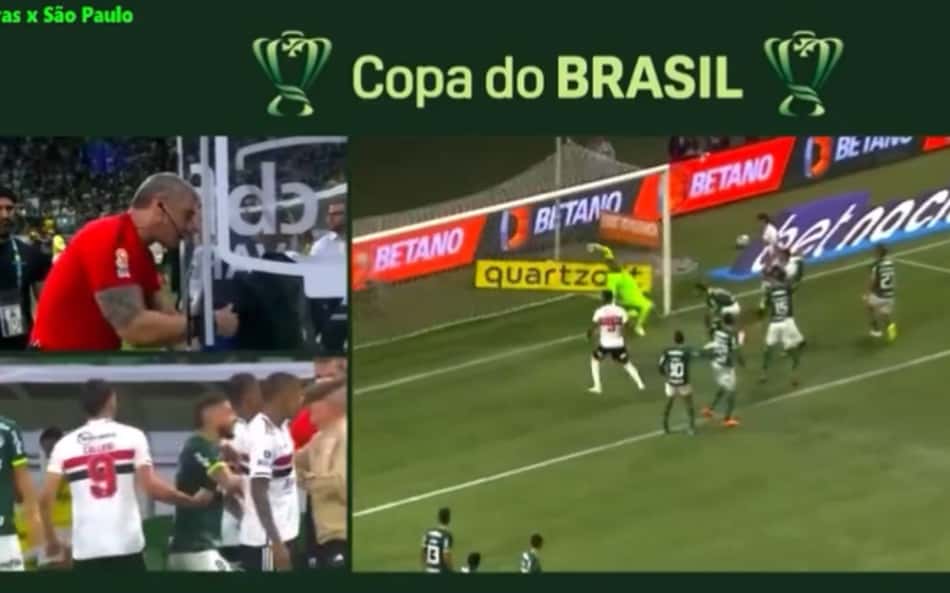 Daronco vira alvo de críticas após gol anulado, e Palmeiras é provocado por rivais na web: 'Deve ser o sistema'