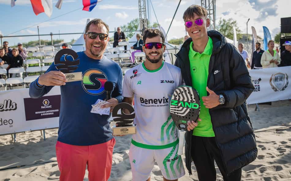 Antomi Ramos é vice-campeão ao lado de Cappelletti no Sand Series de Parnu, na Estônia