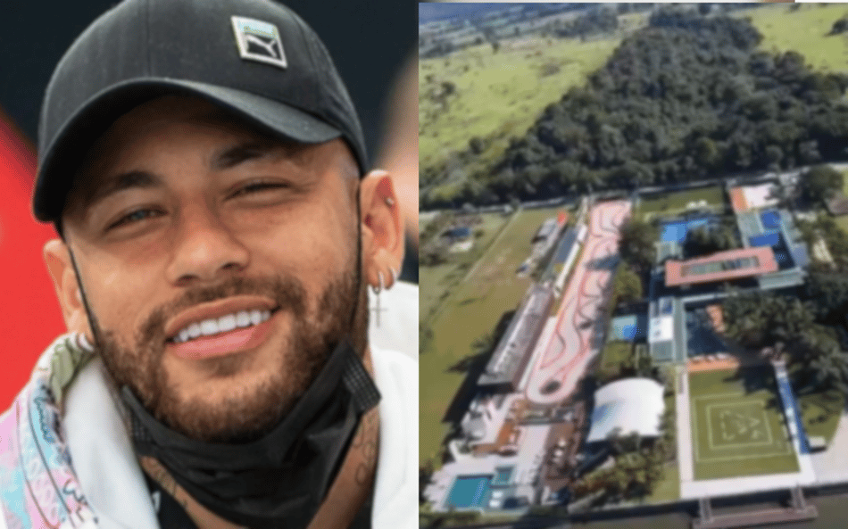 DisNEYlândia! Neymar sobrevoa sua mansão no Rio e tamanho impressiona; veja vídeo