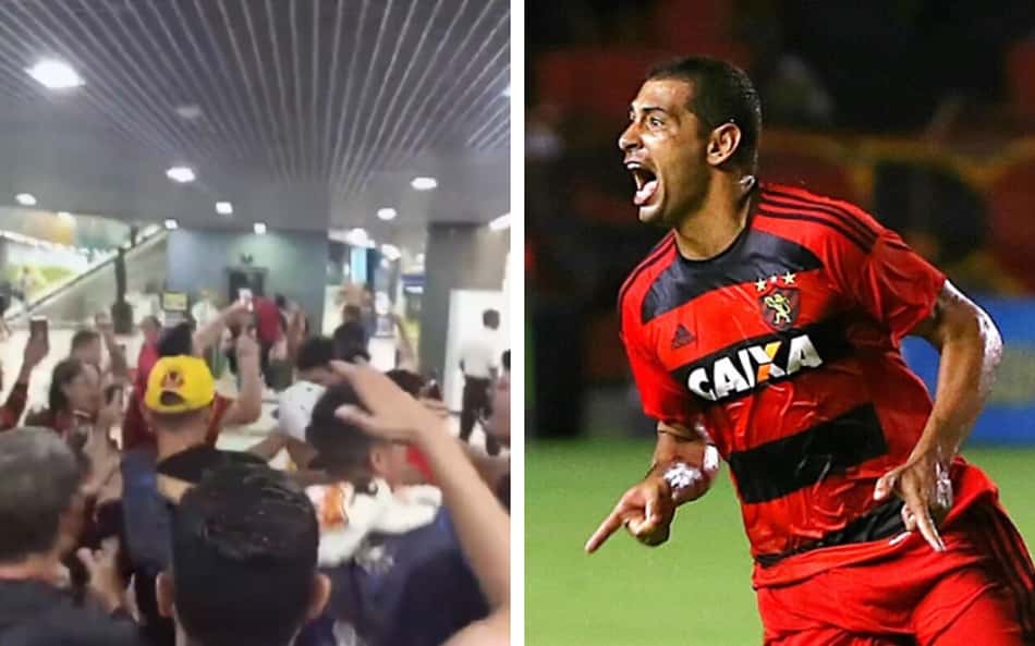 Reforço do Sport ganha 'por engano' recepção direcionada a Diego Souza em aeroporto
