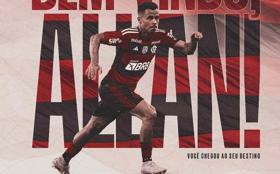 Reforço do Flamengo, Allan foi um dos maiores passadores dos últimos Brasileiros