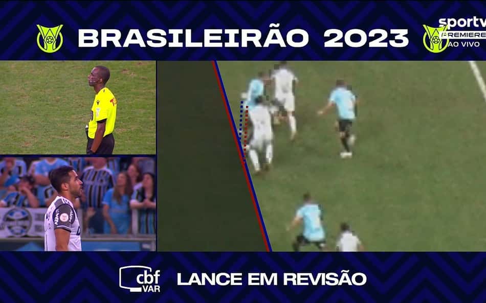 Comissão de Arbitragem da CBF avalia gol anulado do Atlético-MG contra o Grêmio