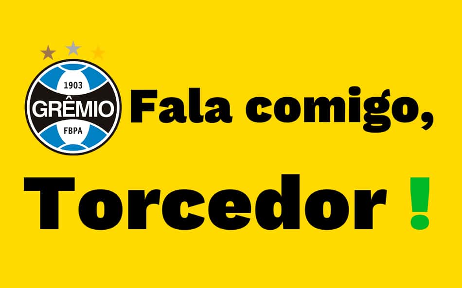 Torcedor do Grêmio, ajude a escolher o nome da área dedicada ao seu time no Lance! 