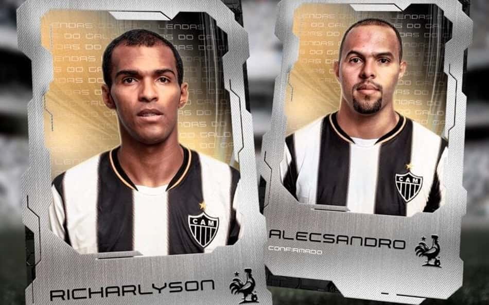 Atlético-MG confirma Alecsandro e Richarlyson para o "Jogo das Lendas", na Arena MRV