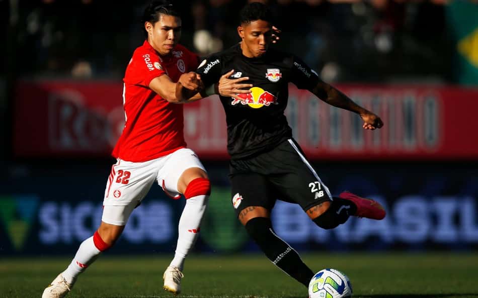 Brasileirão: Internacional fica no empate com Bragantino no retorno de Coudet