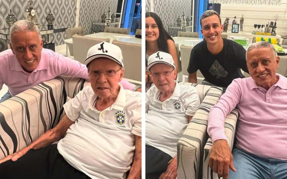 Montagem – Zagallo e amigo