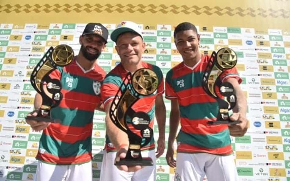 Com Rodrigo Fabri, Portuguesa vence o Corinthians e conquista o Circuito Paulista de Futevôlei