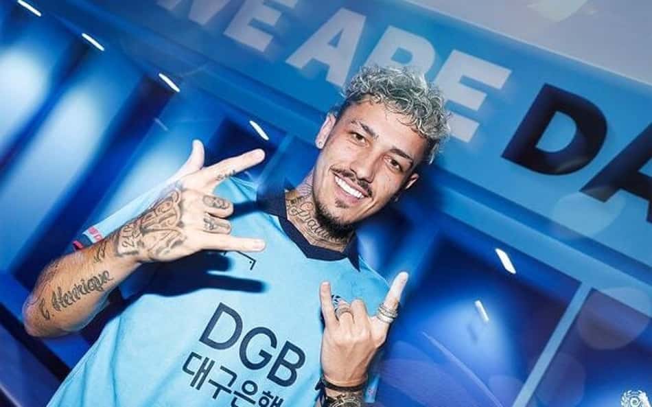 Ex-Grêmio, Bobsin acerta empréstimo de um ano com o Daegu FC, da Coréia do Sul