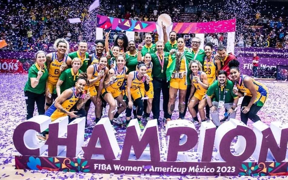 Veja como foi a vitória do Brasil na Copa América feminina de basquete