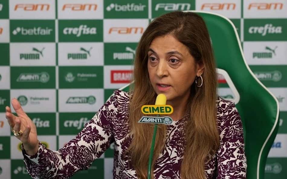 VÍDEO: Leila Pereira explica 'silêncio' de jogadores e comissão técnica no Palmeiras: 'Agora quem vai falar é a presidente'