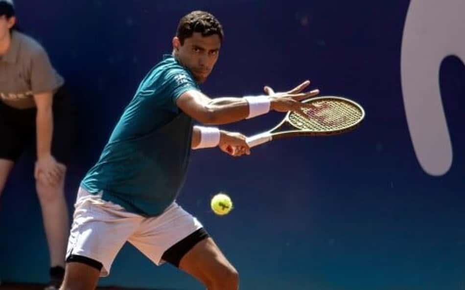 Thiago Monteiro é atropelado por Zverev em Bastad