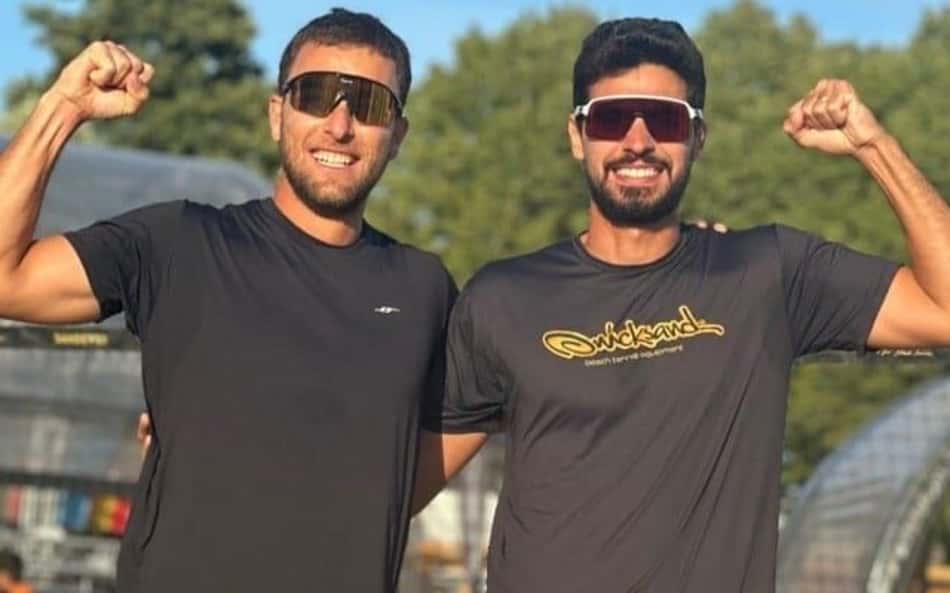 Hugo Russo bate dupla favorita e disputa as semis no Sand Series de Parnu