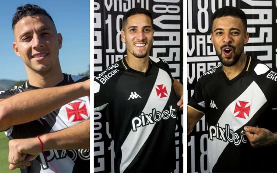 Reforços do Vasco podem estrear contra o Corinthians