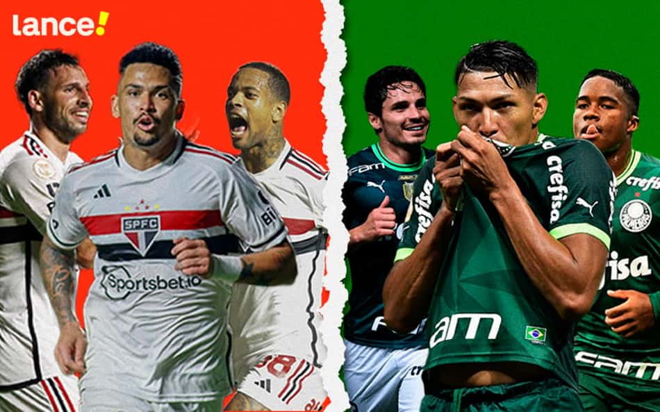Quem é melhor: São Paulo ou Palmeiras? Veja votação jogador por jogador feita por jornalistas do Lance!
