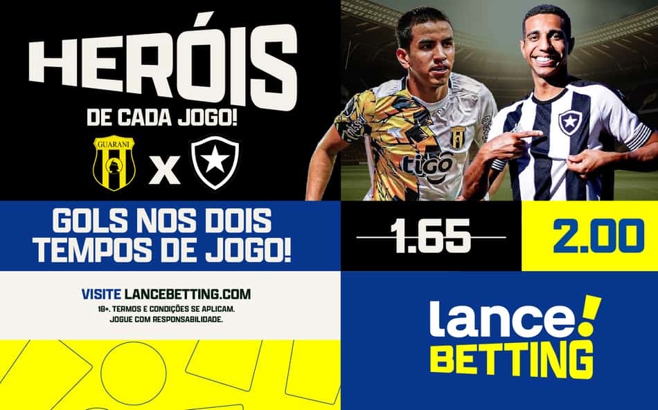 Sul-Americana: aposte R$ 10 e ganhe R$ 20 no jogo do Fogão no Paraguai!