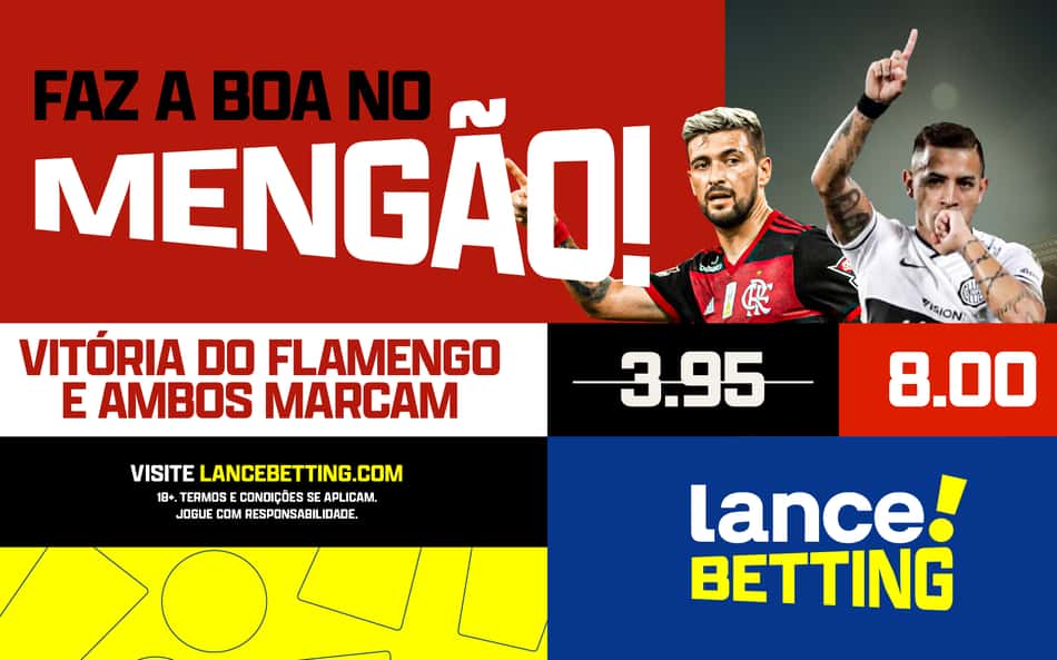 Libertadores: aposte R$ 10 e ganhe R$ 80 com o jogo do Flamengo no Paraguai