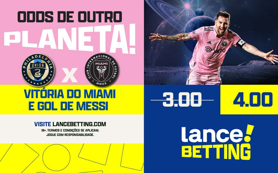 Copa das Ligas: aposte R$ 10 e ganhe R$ 40 com Messi e o Inter Miami nesta terça-feira