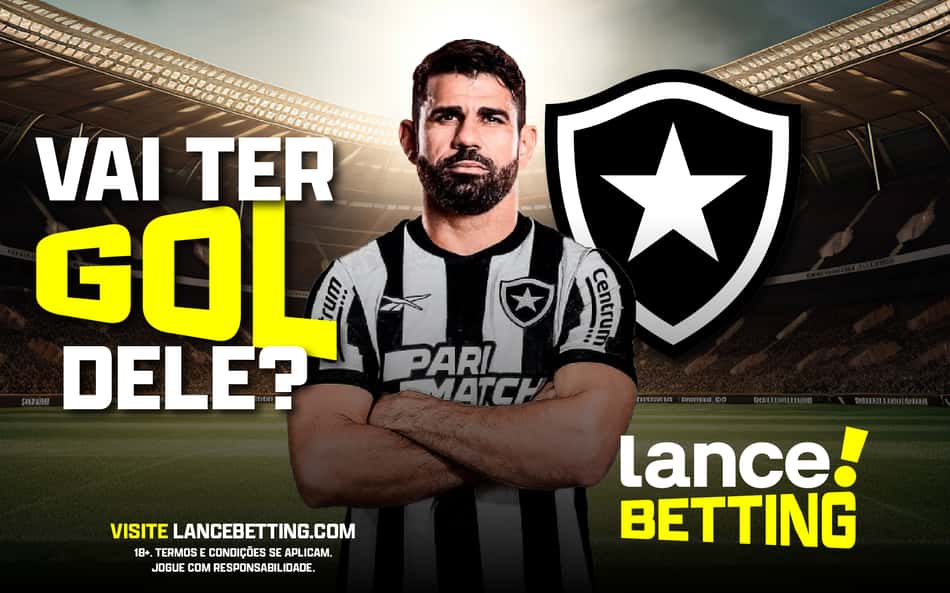 Aposte R$10 e ganhe mais de R$30 com Diego Costa e o Fogão nas quartas da Sul-Americana!