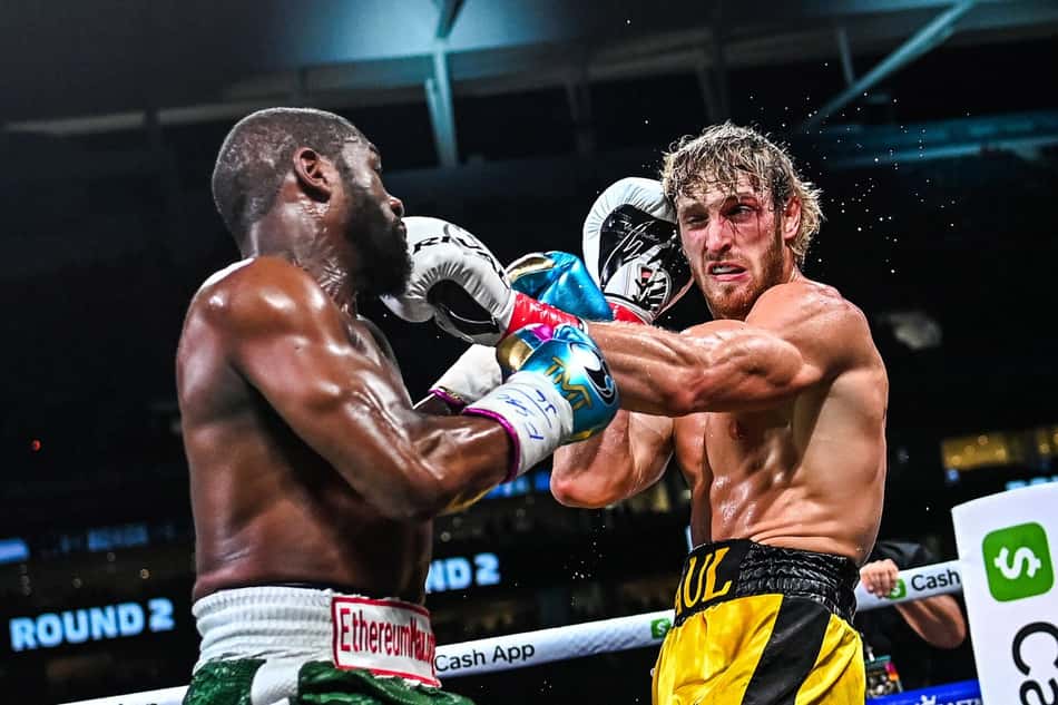 Mayweather e Paul Logan - Duelo de exibição - Boxe