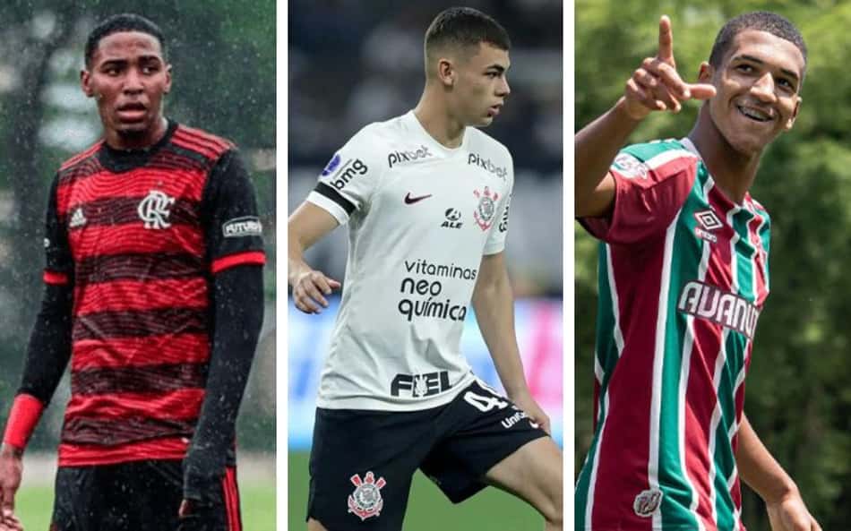 Olho na base! Veja as principais promessas dos clubes brasileiros para os próximos anos