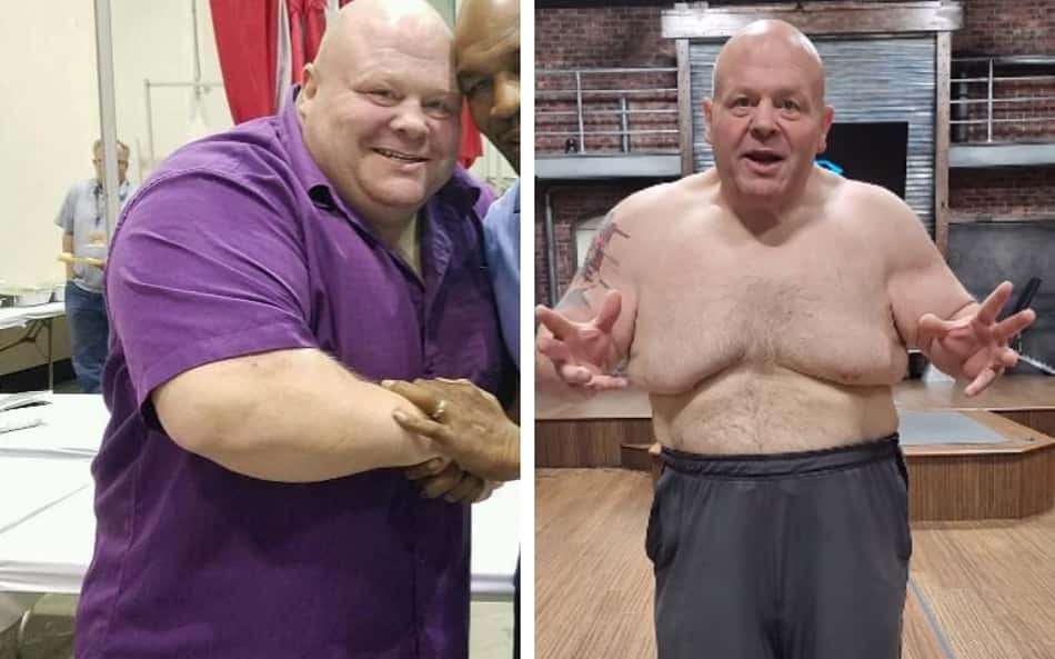 Antes e depois – Eric Butterbean