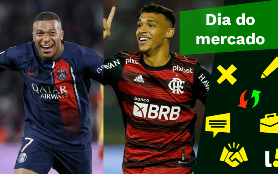 Presidente do PSG esclarece futuro de Mbappe, Flamengo responde oferta por jovem promessa… O Dia do Mercado!