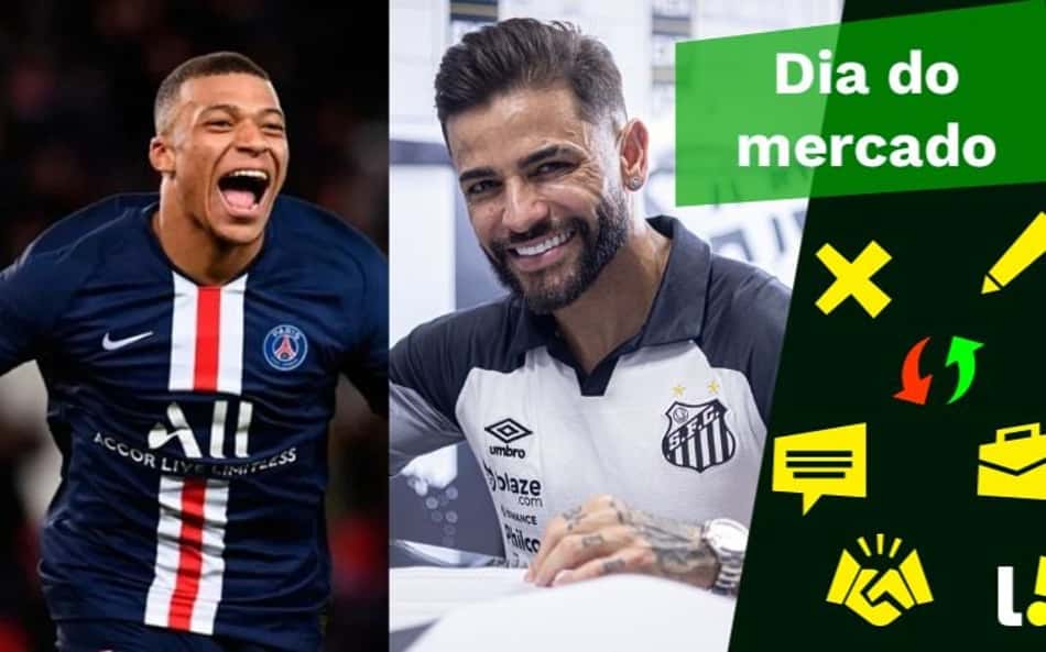 Santos anuncia mais um reforço, PSG define valor por venda de Mbappé… O Dia do Mercado!