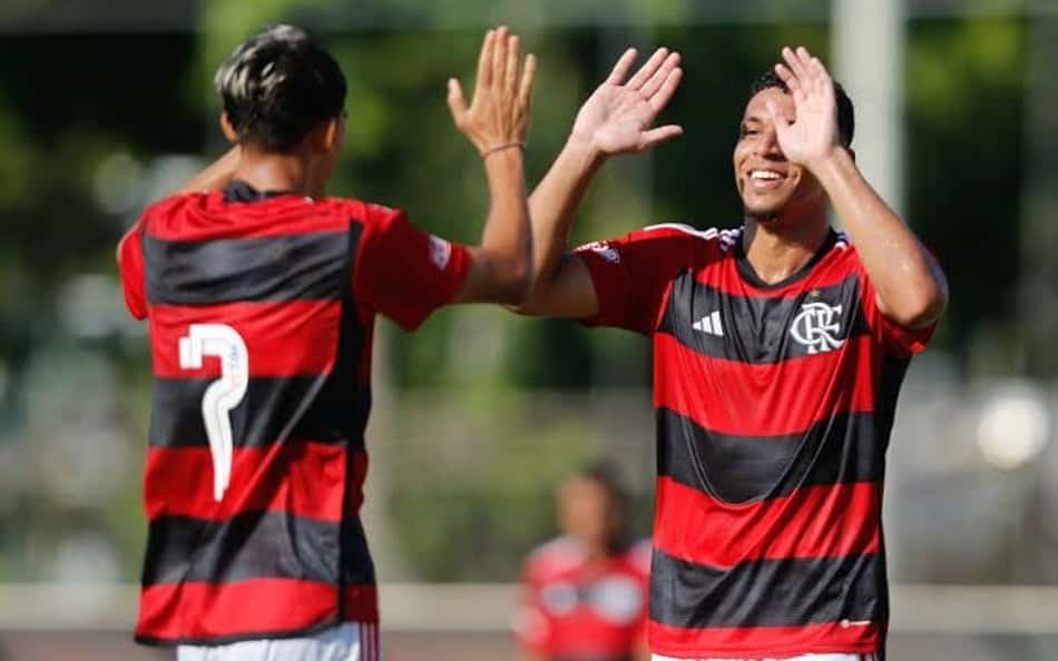 Flamengo vence o Santos de novo e garante vaga na final do Brasileirão Sub-20
