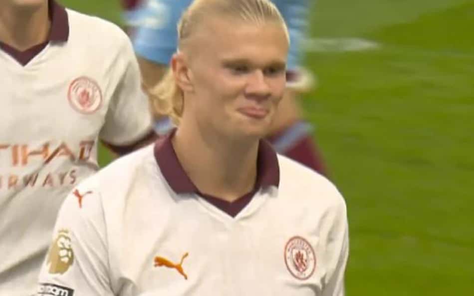 Gols e bronca: Haaland assume protagonismo em abertura da Premier League e leva web à loucura