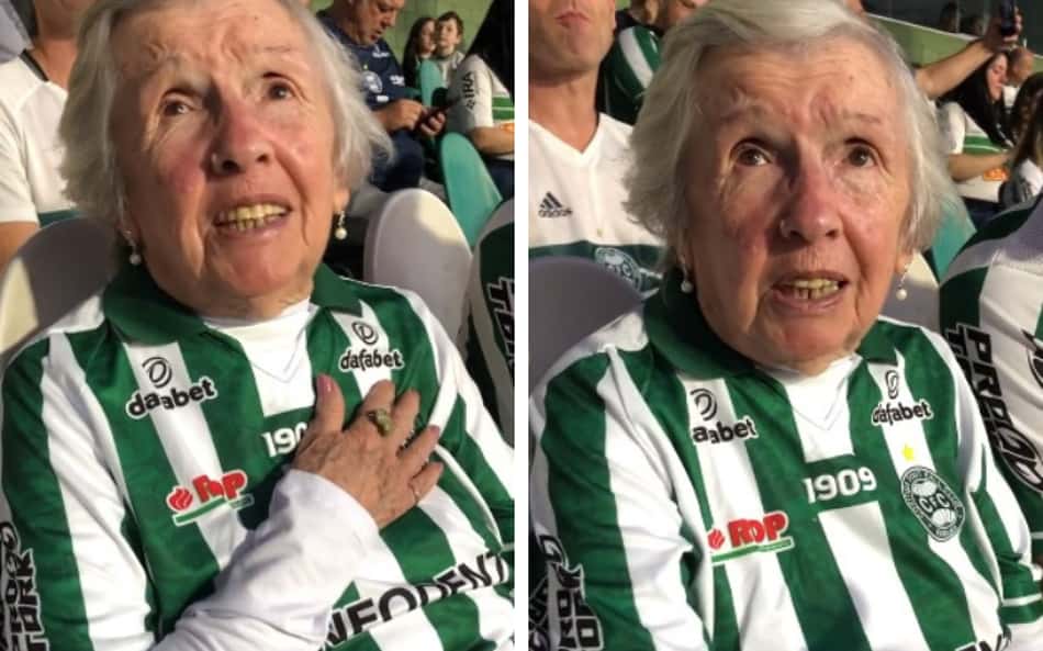 Ieda – torcedora de 90 anos do Coritiba