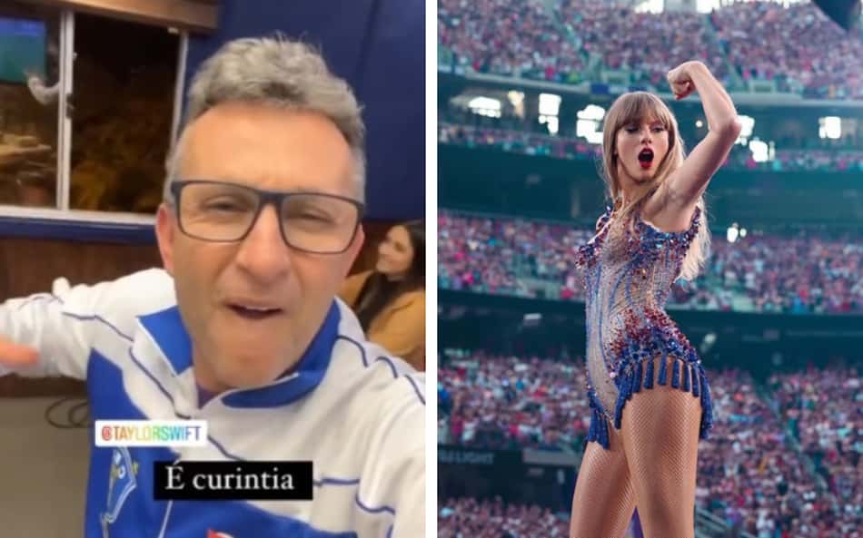 Visando decisão na Copa do Brasil, Neto faz pedido a Taylor Swift: 'O Corinthians te ama'