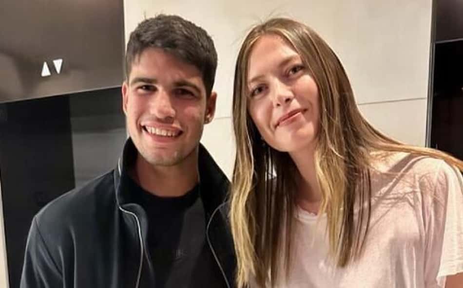 Alcaraz encontra Sharapova em Toronto: 'Fiquei em choque'