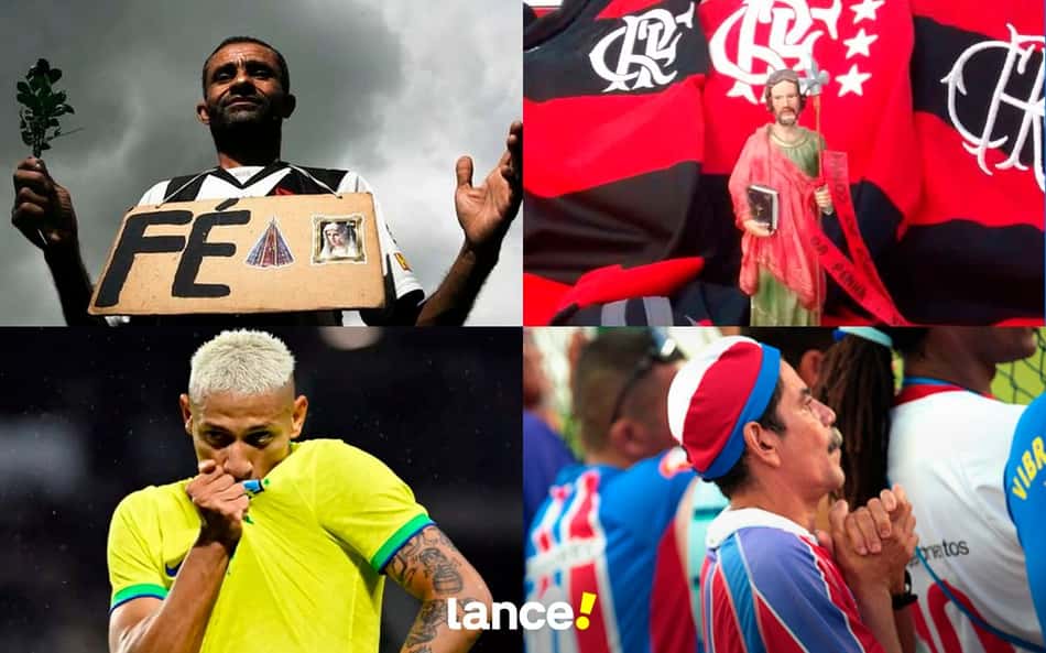 torcedores e jogadores têm superstições no futebol
