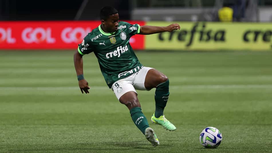 Endrick - Palmeiras x Cruzeiro - Brasileirão - Placas