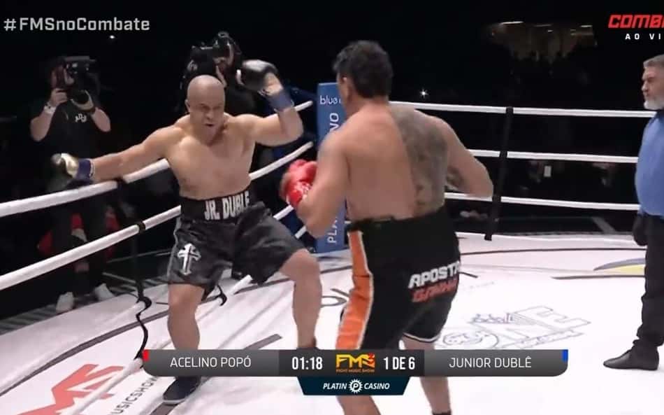 Adversário de Popó, Júnior Dublê reclama de luta contra o campeão: 'A gente tava combinado'