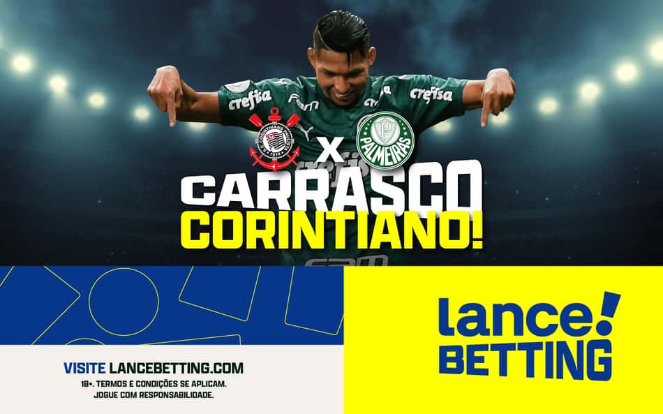 Carrasco corintiano! Aposte R$10 e lucre mais de R$40 se Rony marcar a qualquer momento do Dérbi