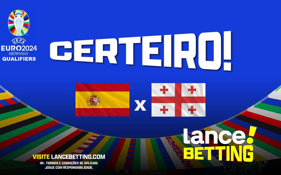 Aposte R$10 e ganhe R$90 com a vitória da Espanha sobre a Geórgia