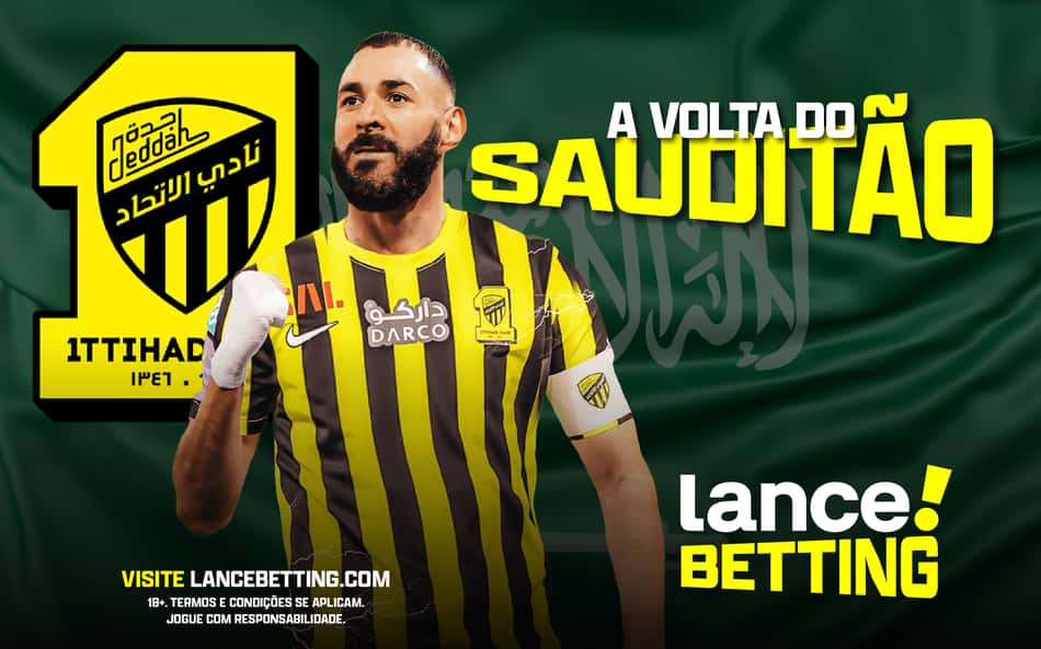 Vai ter gol do Benzema? Aposte R$10 e ganhe mais de R$40 em combinada do Sauditão!