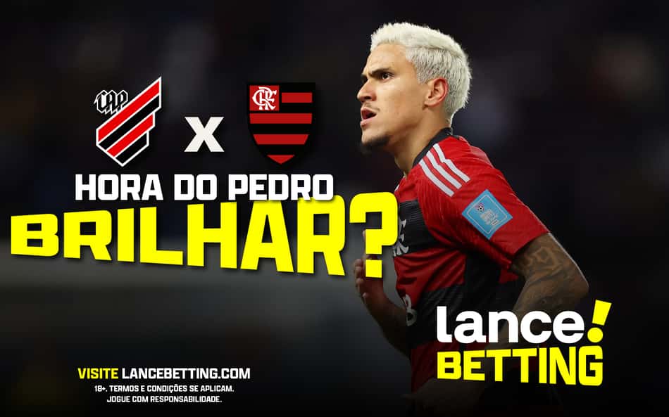 Queixada! Aposte R$10 e ganhe mais de R$35 com Pedro e o Flamengo contra o Athletico-PR
