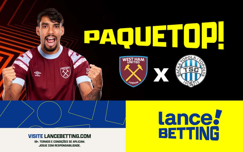 Paquetop! Aposte R$10 e ganhe R$25 com o Paquetá e o West Ham na Liga Europa