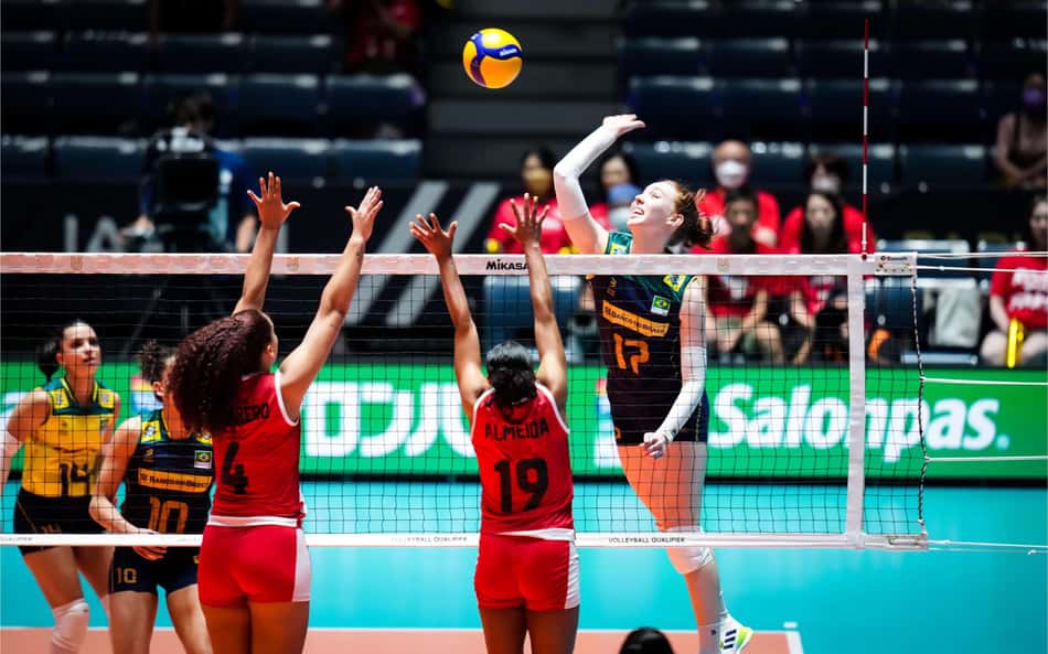 Julia Bergmann, espera mais evoluções durante os jogos do Pré-Olímpico: 'temos que seguir evoluindo a cada partida'