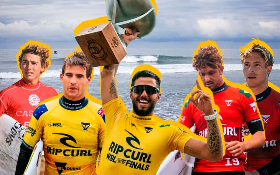 Conheça os cinco finalistas da WSL, a Liga Mundial de Surfe
